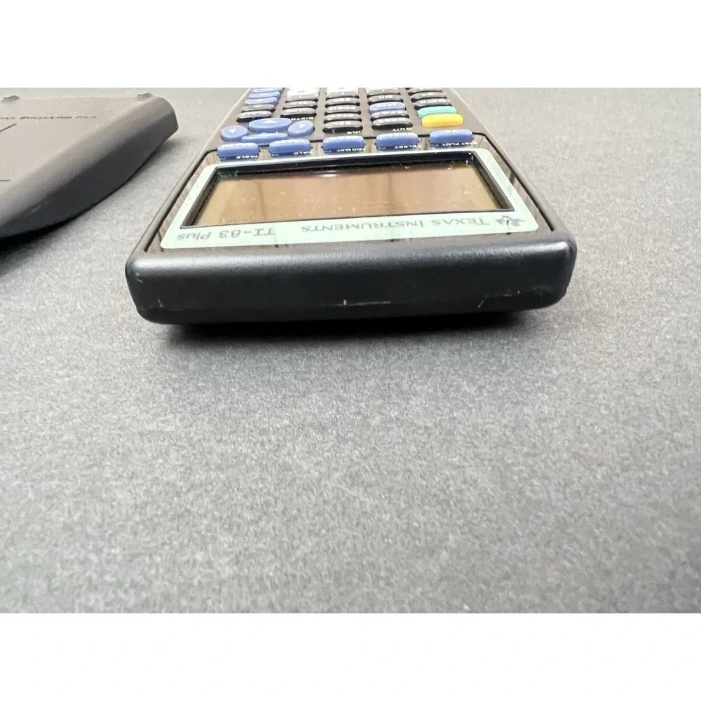 Texas Instruments TI-83 Plus Graphing Calculator w/ Slipcover Tested Working